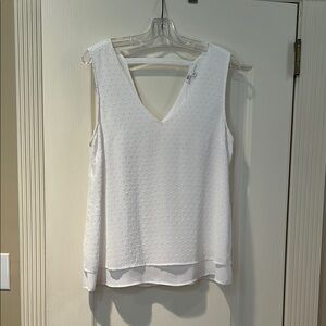 Elegant White Sleeveless Top